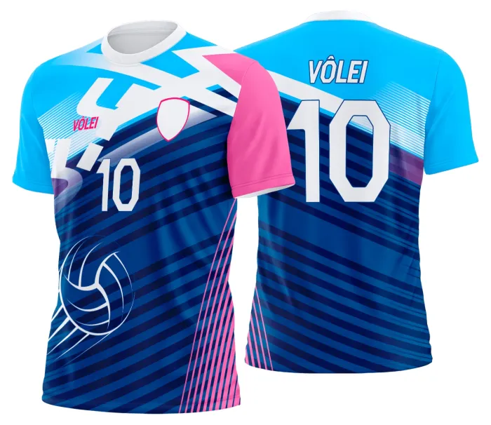 Arte Uniforme de Vôlei Personalizado Profissional