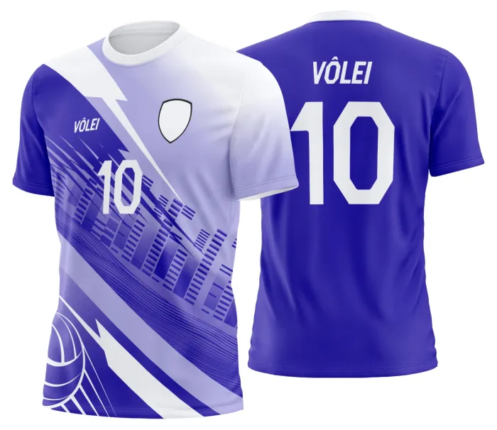 Arte Uniforme de Vôlei Personalizado Profissional