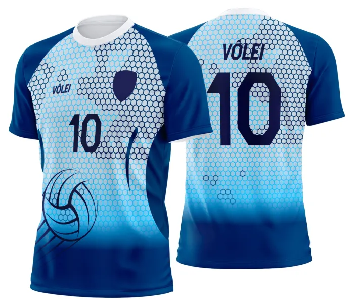 Arte Uniforme de Vôlei Personalizado Profissional