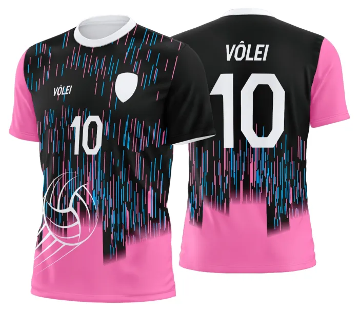 Arte Uniforme de Vôlei Personalizado Profissional