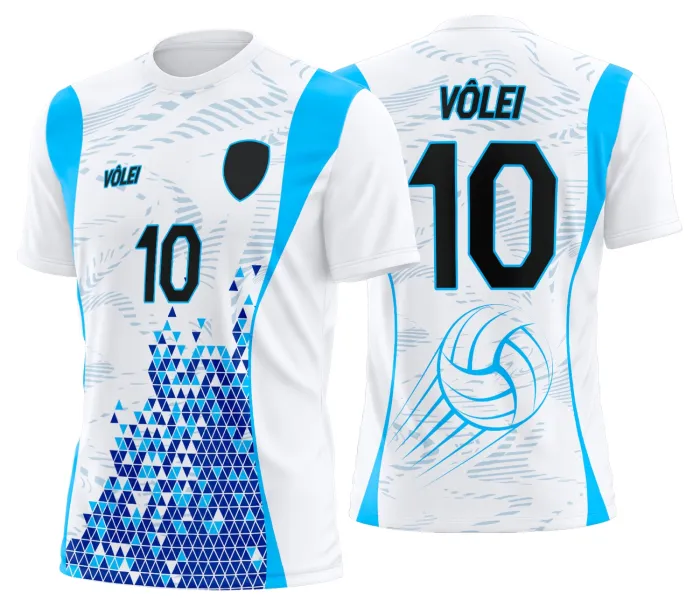 Arte Uniforme de Vôlei Personalizado Profissional