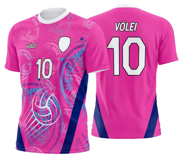 Arte Uniforme de Vôlei Personalizado Profissional