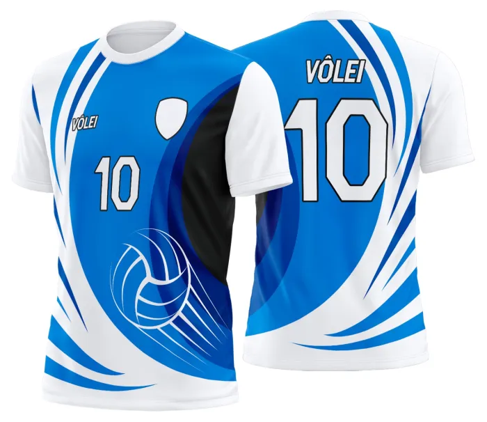 Arte Uniforme de Vôlei Personalizado Profissional