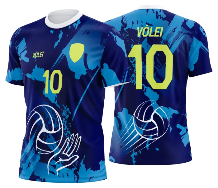 Arte Uniforme de Vôlei Personalizado Profissional