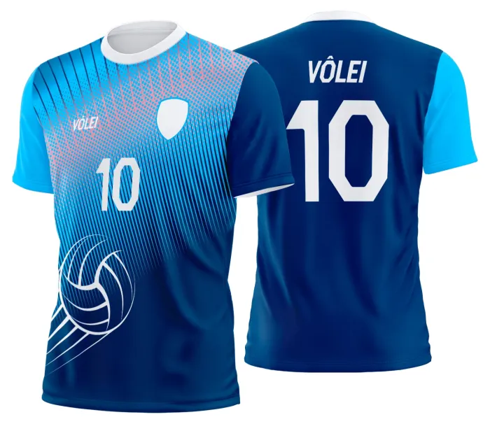 Arte Uniforme de Vôlei Personalizado Profissional